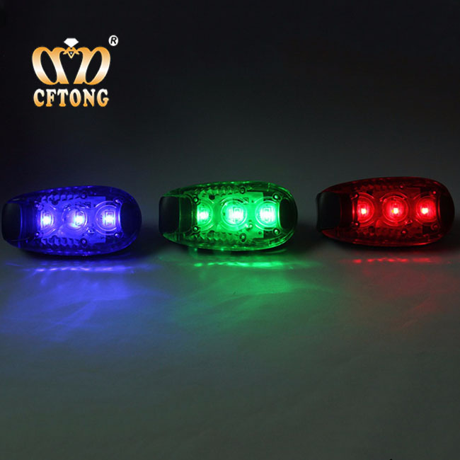 2018 New Super Bright 3 LED Sport Show Bike Light