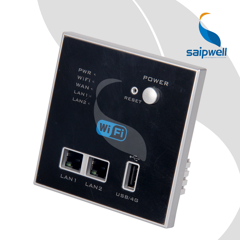 SAIPWELL Smart Home System 4G Wireless Wall Router with USB Interface