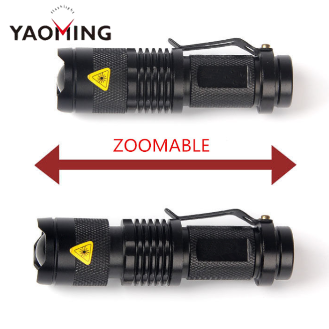 SK68 Waterproof High Powerful Zoomable Mini 3w led Flashlight