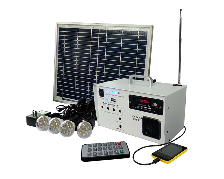 Radio home bluetooth solar energy system