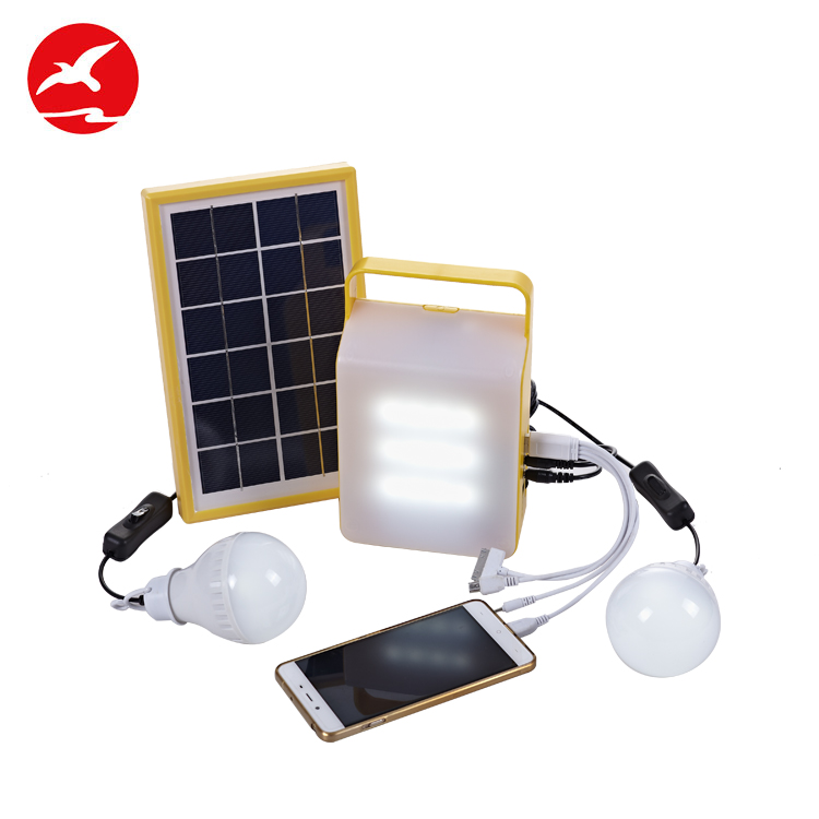 5V phone charger emergency lighting solar portable power system