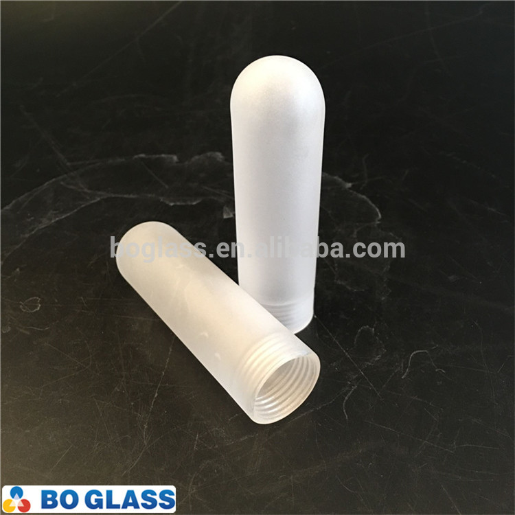 Best selling China manufacturer frosted outer borosilicate G9 screw glass tube