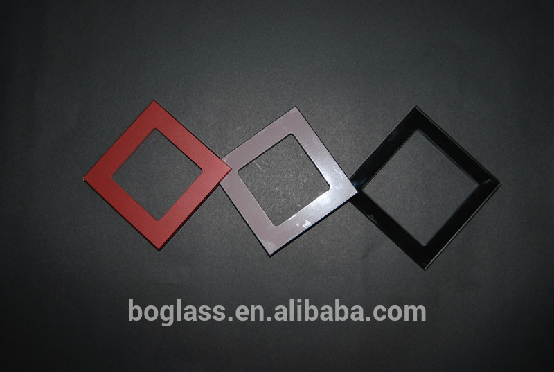 Frame blank glass, touch switch glass