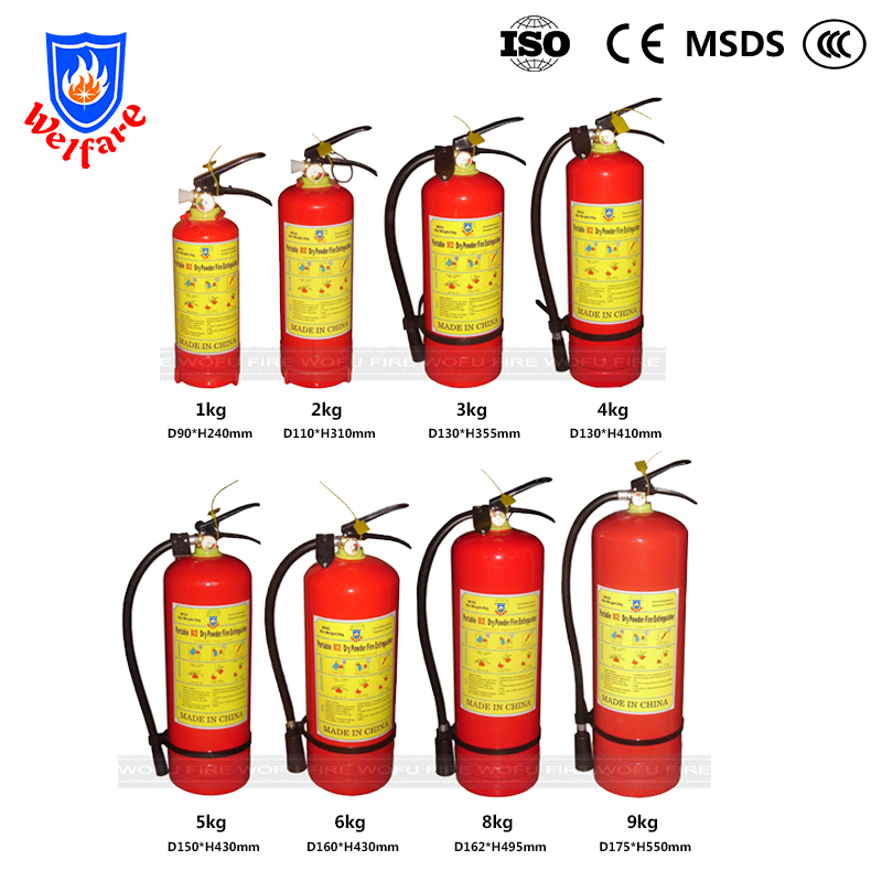 2KG BC Dry Powder fire extinguisher hot in Pakistan