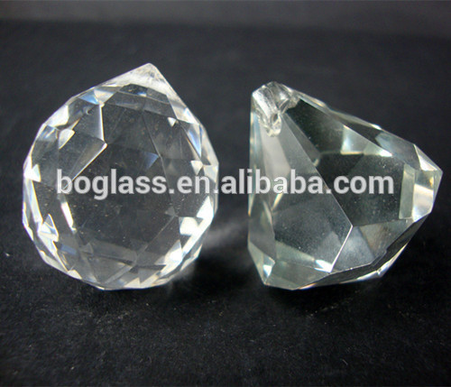 Chinese cut clear glass ball 40mm for chandelier light