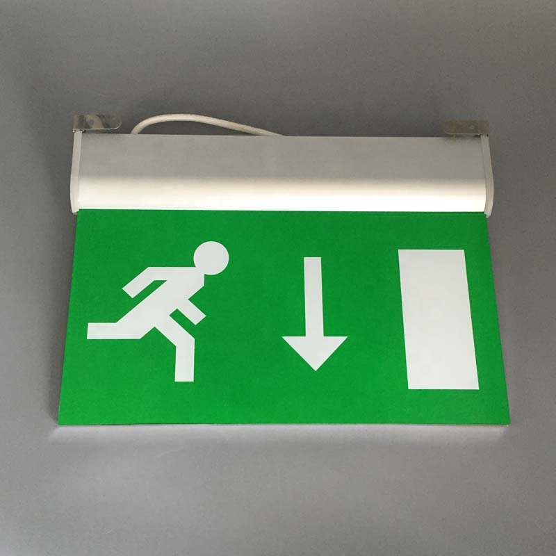 Wall or Ceiling Mounted Acrylic Led Safety Emergency Exit Signs
