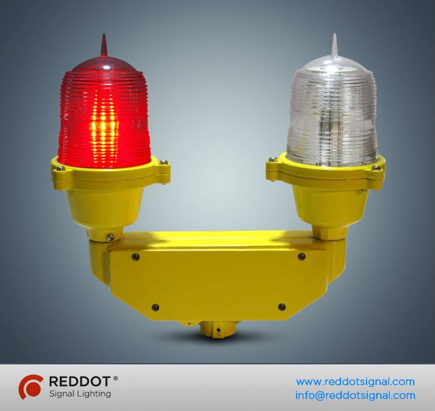 OL10 LED based low intensity twin aviation obstruction light