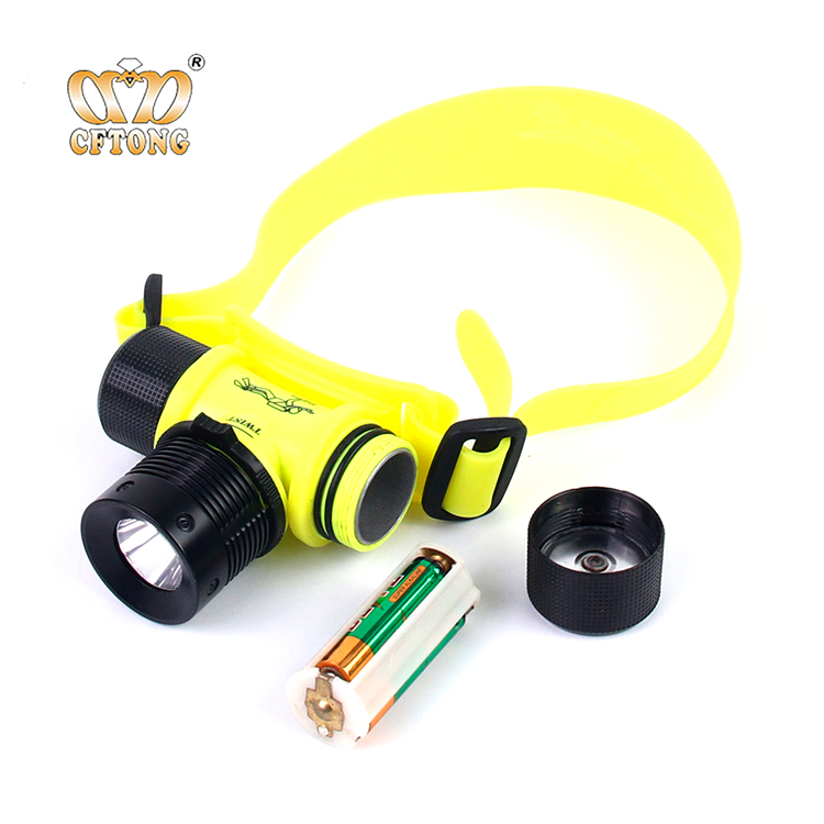 High Quality Waterproof 3W Diving Head Light