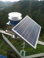 Applied for 45-150m heigh power lines solar power led airfield obstruction light