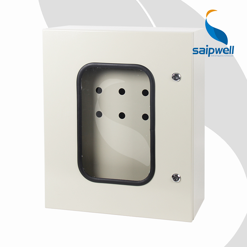 SAIPWELL J Push Button Switch Panel Mounting Control Double Door Steel Control Panel