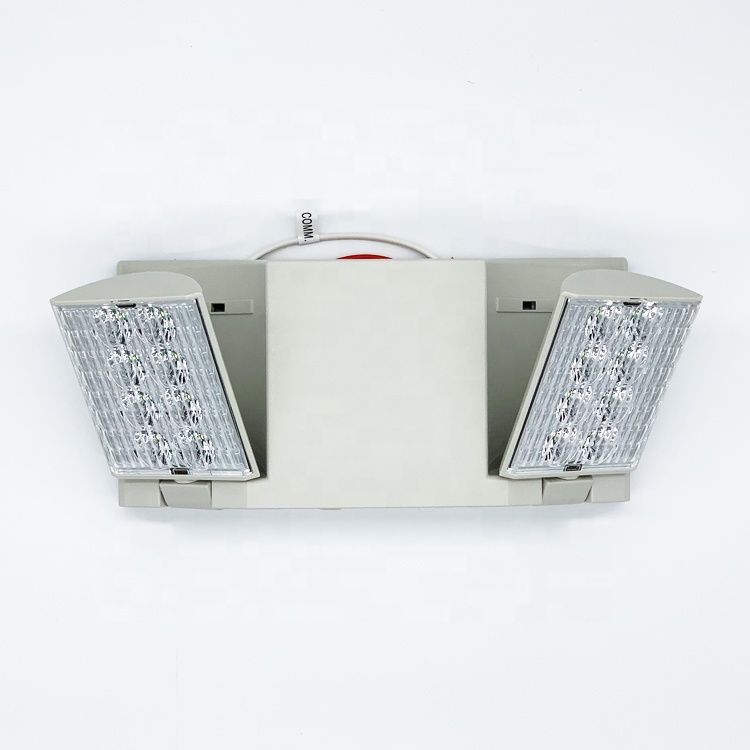 Thermoplastic emergency step stair lights with adjustable LED lamp heads