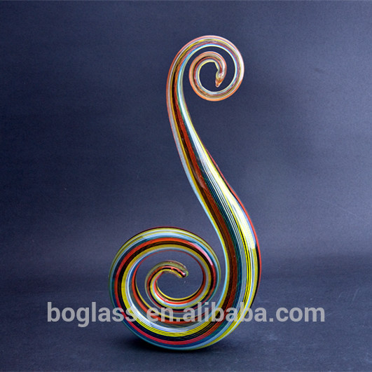 Mouth Blown Colorful Wireglass Decoration Centerpiece