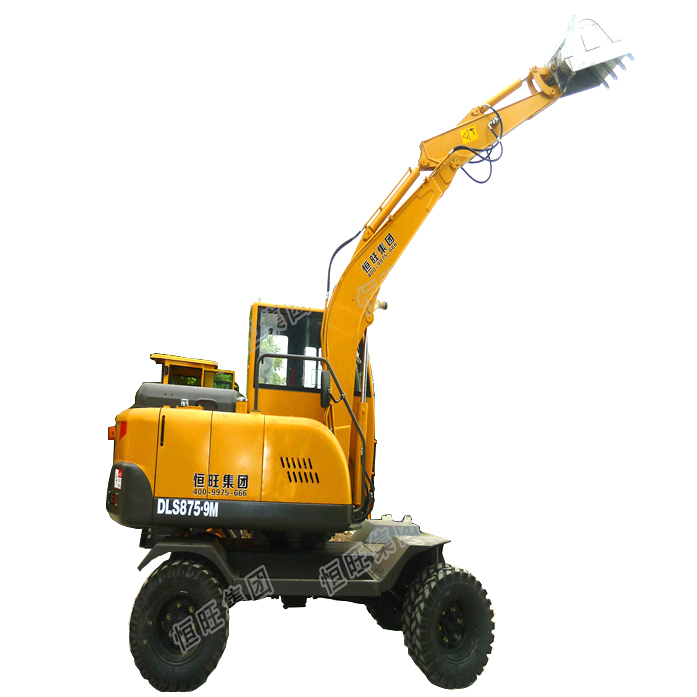 Wheel Excavator 5 Tons Wheel NewType Excavator For Sale
