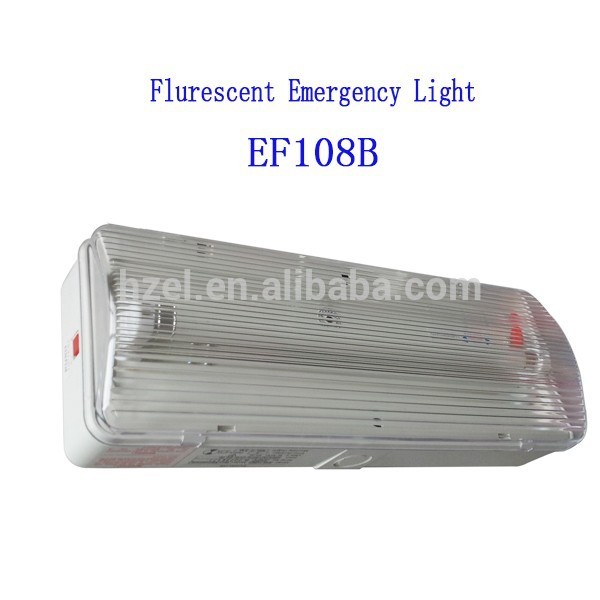 1*8W fluorescent anti-panic emergency lighting fixtures (EF108B)