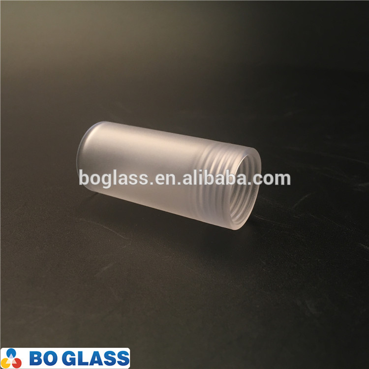 blowing colored borosilicate glass tube