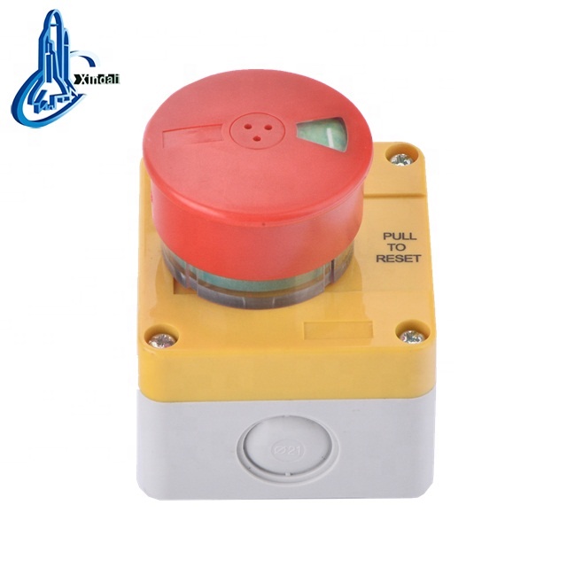 hot selling waterproof protective mushroom push button control box/switch IP54 LAY5-ETB181P/LAY5-ETB544