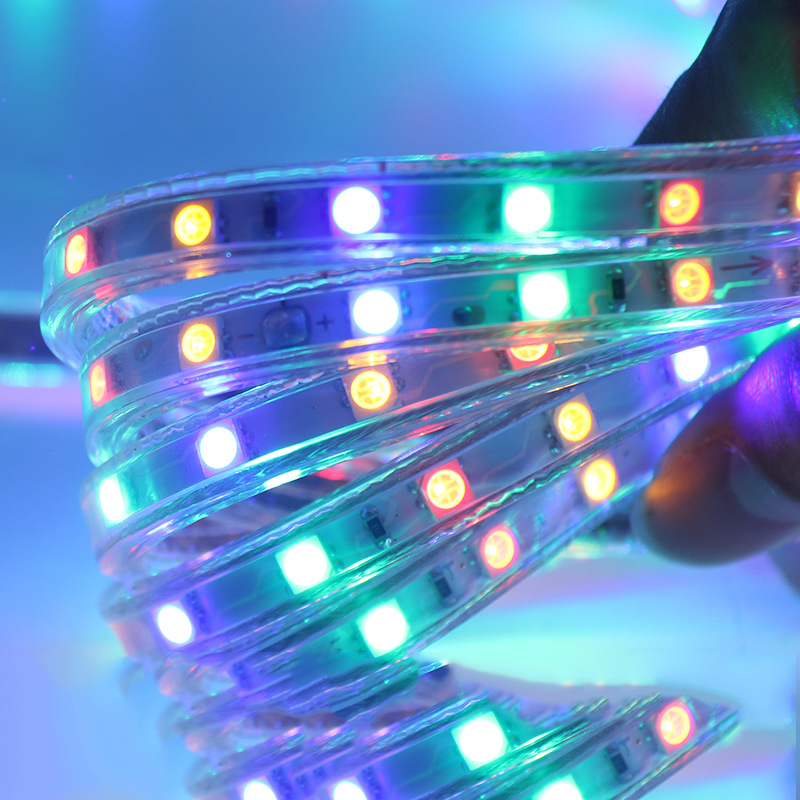 Factory price Four color SMD5050 Waterproof strip lights AC 220V/110V Led strip light