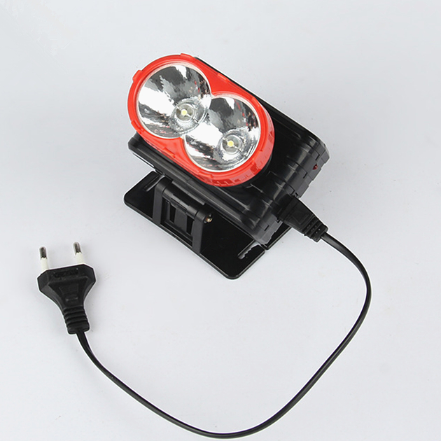 double heads super bright rechargeable led head lamp,led headlamp