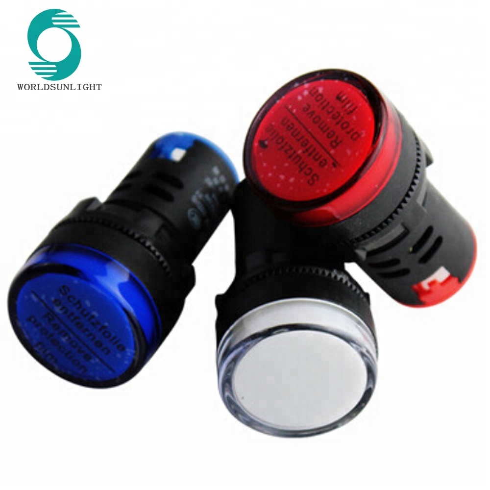 AD16-22DS 220V red led signal pilot light indicator lamp