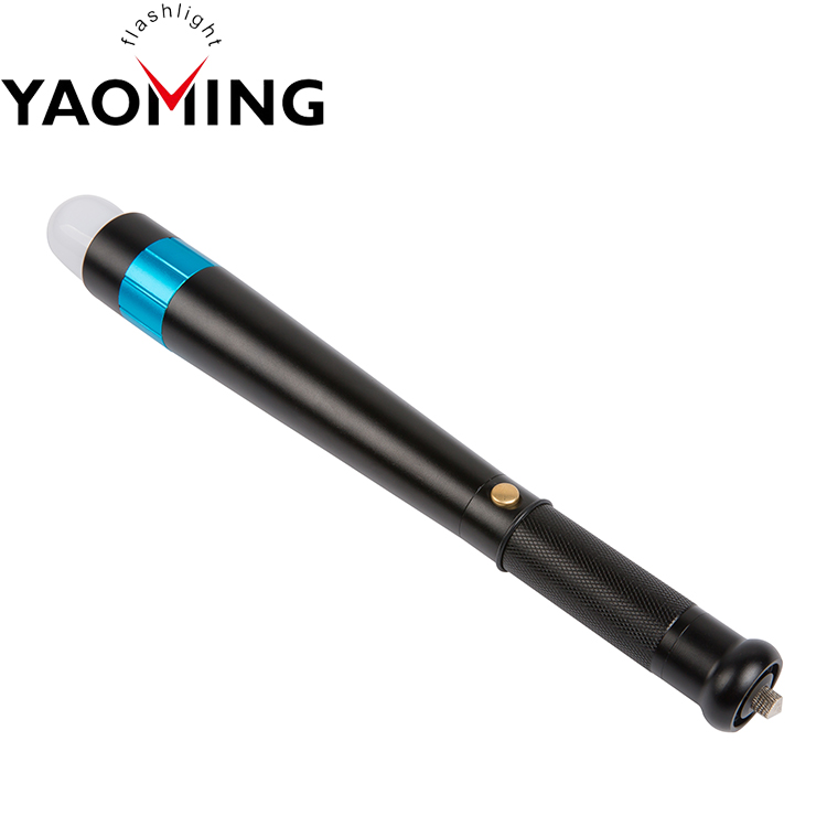 New Rechargeable Baton LED Torch Flashlight Self Defense Protection Zoomable Focus Baseball Flashlight