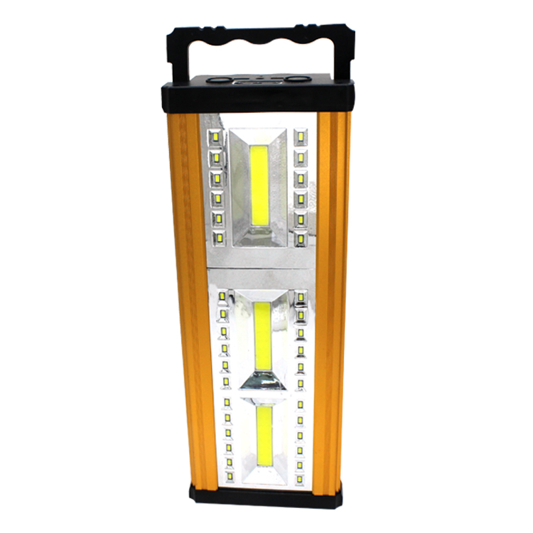 AT-328 Aluminum alloy 15w COB led rechargeable emergency lamp