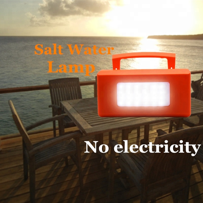 Hot Product salt water led light reading table lamp flexible rechargeable seaside hotel restaurant led desk lamp