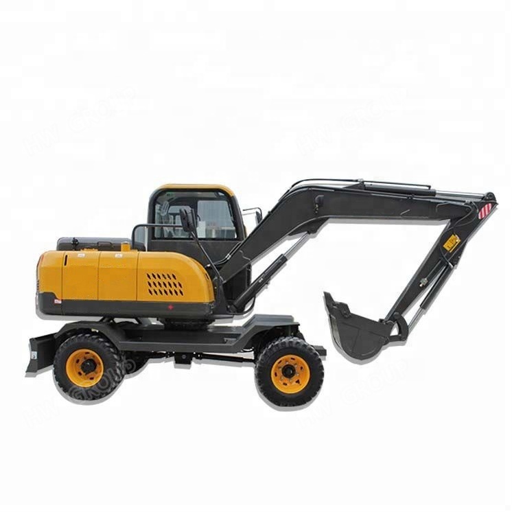 China manufacturers wheel hydraulic excavators machine price