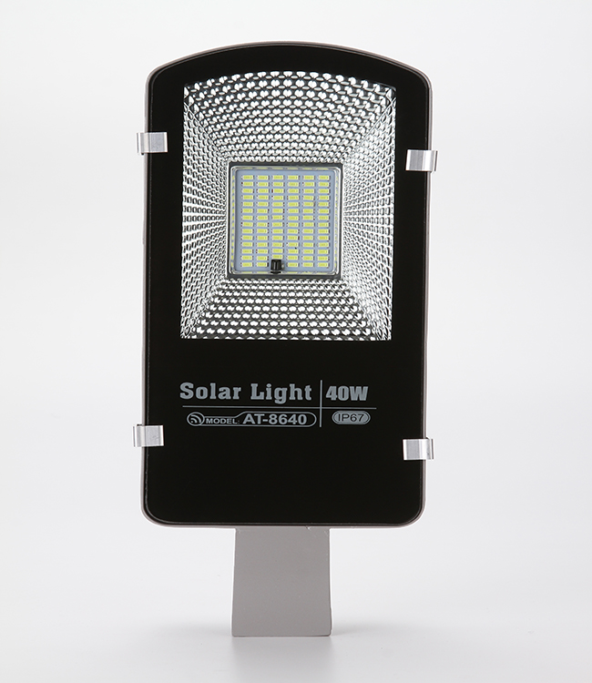 40w outdoor led solar street light with timer and remote control waterproof IP67 solar power street light