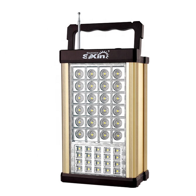 portable metal rechargeable emergency light FM radio(QM889A)