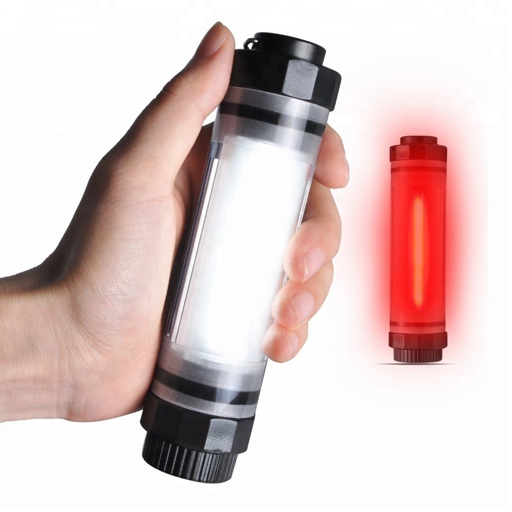 UYLED UY-Q7M Emergency Kits SOS Survival Red Light Rechargeable Emergency Led Tube Flashlight Light For Camping