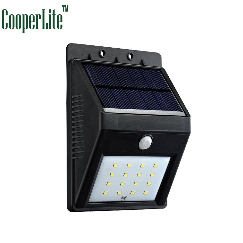 16LED PIR solar wall light