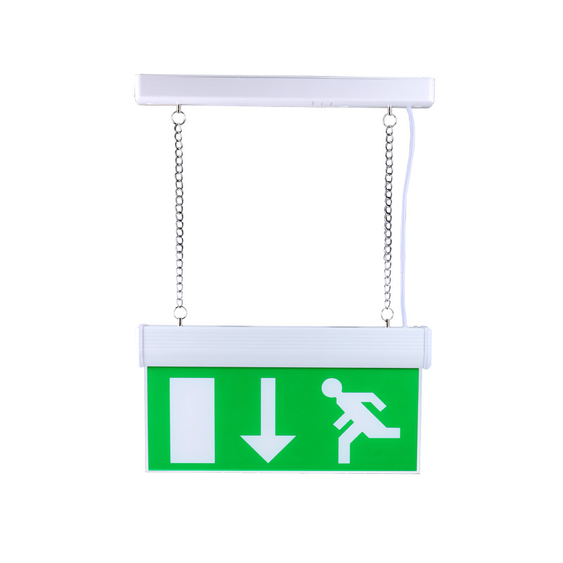 Middle East popular rechargeable battery backup led exit sign light