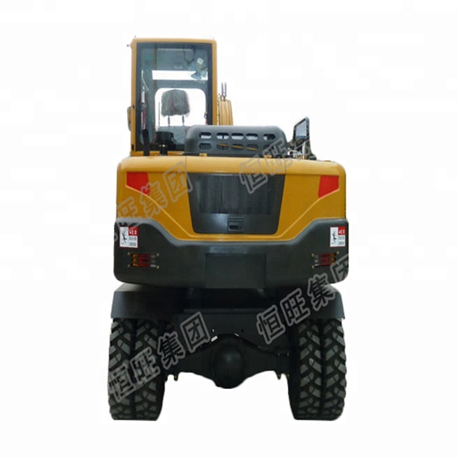 Small mini excavator machine wheel on sale