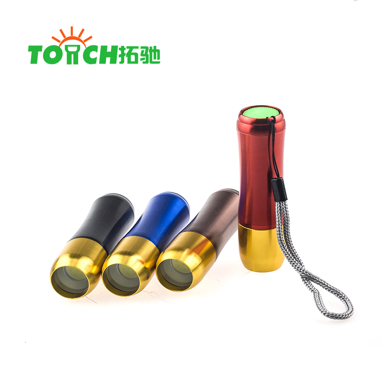 New Design Hot Sale Aluminum Mini Outdoor COB Flashlight Torch for Camping & Promotion Gift