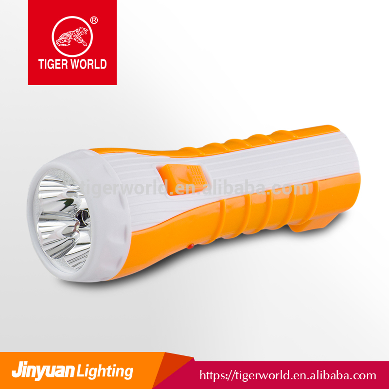 Portable 1 LED rechargeable flashlights manufacturer