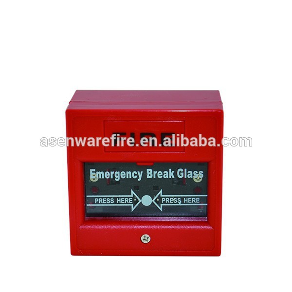 Fire alarm button Emergency Glass Break manual call point Fire alarm glass break with call point