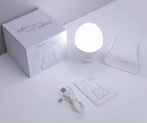 Led USB Rechargeable Baby Nursing RGB Egg Night Light