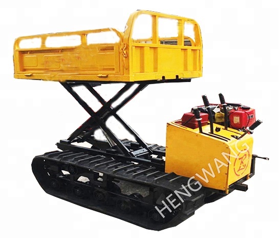 Garden mini dumper 4x4 rubber track price