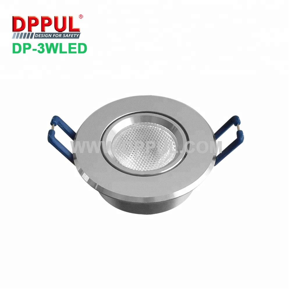 3W Battery Operated Recessed Led Emergency Downlight