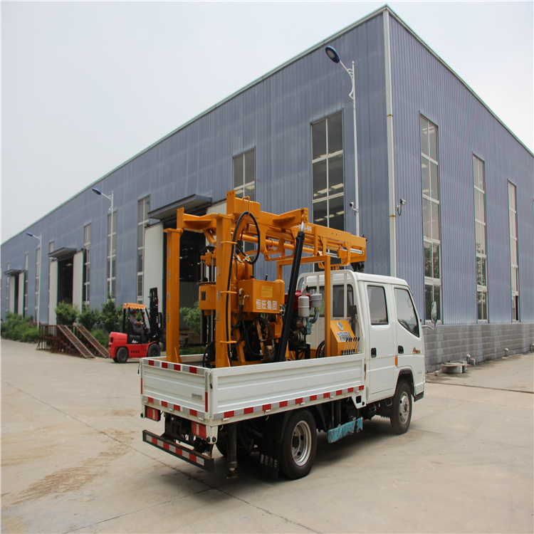 Multifunction 200m Hydraulic truck mounted water well drilling rig DTH drilling machine for sale