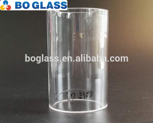 transparent glass tube for lamp shade