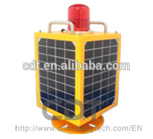 GPS Solar Power low intensity light type B Tower obstruction light/ aircraft warning light