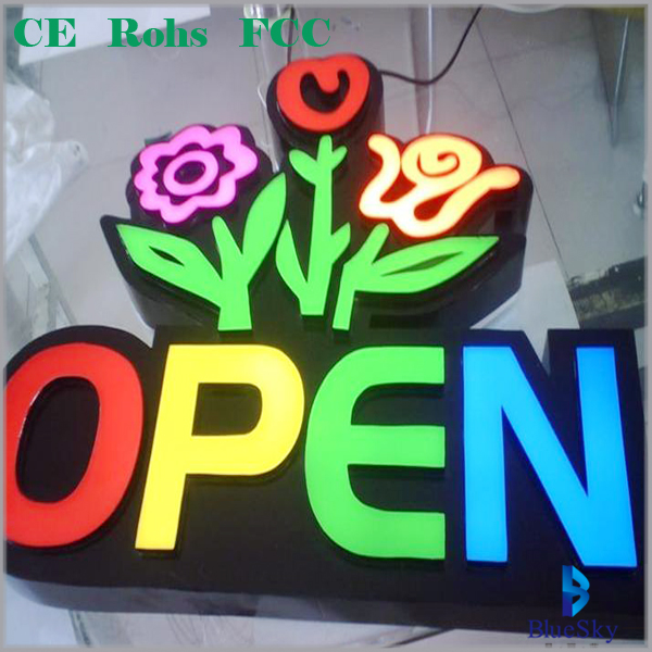 Fast delivery selling best resin epoxy channel letter sign led light lamp for store wall mount