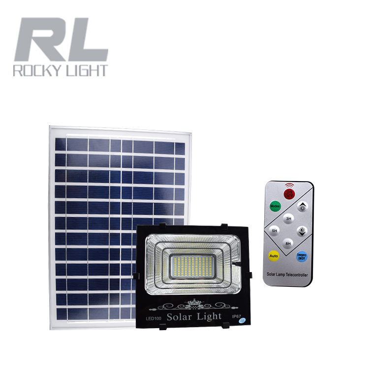 Solar floodlight