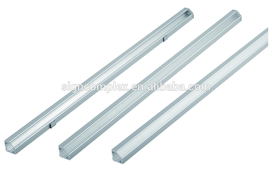 silver oxidation 6063 aluminium flat bar for led strip