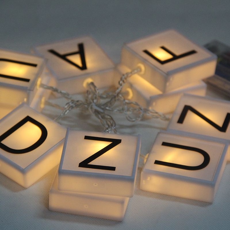 10 LED  Plastic Letter Box  String Lights