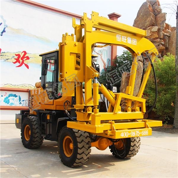 2019 New Design Guard Rail Pile Driver/Ground Screw Piling Machine