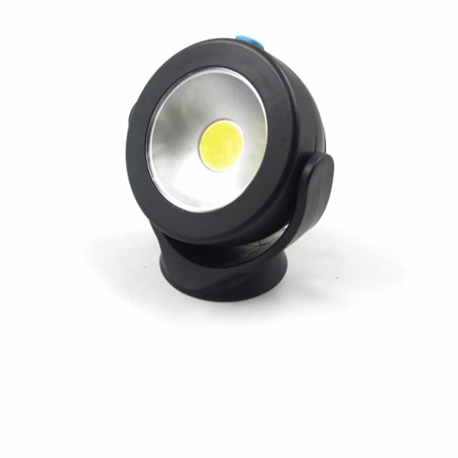 3W cob mini portable rotating foldable working magnetic led work light