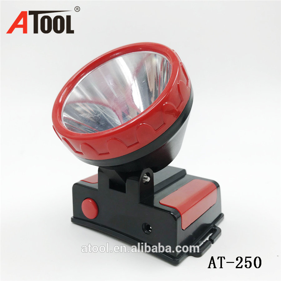 AT-250 plastic rechargeable 18650lithium battery 5W led headlamp