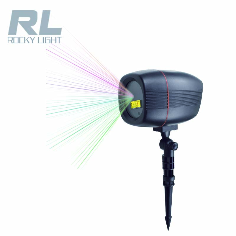 Outdoor green/red LED laser light with bluetooth music player